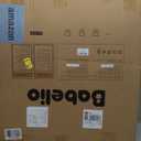 Babelio Baby Gate for Stairs, Kitchen & Doorways, 26-43" W 28" H No Bottom Bar| Easy Installation| One-Handed Operation| Auto-Close| Hardware Mount (Drill Needed) Safety Dog/Pet Gate Indoor (White)