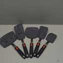 5-Piece Silicone Spatula Turner Set, Non Stick Spatula, Silicone Pancake Turner for Nonstick Cookware, 600°F Heat Resistant Kitchen Utensils Dishwasher Safe