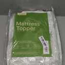 Ultra Soft Twin Size Mattress Topper - Viscose Made from Bamboo Pillow Top Mattress Pad for Back Pain Relief - Naturally Cooling for Hot Sleepers, Green