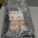 HONGBAKE Ceramic Baking Sheet Pan Set, Cookie Sheet for Oven, Bakeware Sets with Wider Grips, 3 Pack Half/Jelly Roll/Quarter Baking Tray, Premium, Dishwasher Safe - Dark Grey