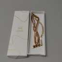 MOFREE Beaded Bracelet Apple Watch Band for Women 38mm 40mm 41mm 42mm, Elastic Stretch Women Strap Bands Compatible with iWatch Series 11/10/9/8/7/SE/6/5/4/3/2/1, Rose Gold for 5.3''-6.2'' Wrists