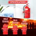 Fire Extinguisher Mount, Heavy Duty Fire Extinguisher Bracket for School Home Garage Laboratory and Vehicle Perfect for Wall Mount