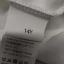 WDIRARA Girl's Leopard Bow Sweatshirt Crew Neck Long Sleeve Pullovers Graphic Top (White, 14Y)