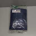 NICETOWN Linen Textured Sheer Bedroom Window Curtains, Grommet Semitransparent Vintage Natural Open Linen Wave Privacy Sheer Draperies for Hall/Villa, Dark Blue, 52W by 84L, Set of 2