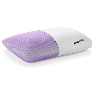 Purple Harmony Pillow - Medium Loft, Standard Size, Cooling Gel Neck Pillow
Side Sleeper Pillow, Weightless Medium Feel, GelFlex Grid and Talalay Latex Foam for Pressure-Relieving Support