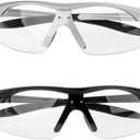 Dental Loupes Accessories Safety Glasses Protection C Ptotective Eyewear Replacement Goggles Glasses for Dental Binocular Loupes Headight Lamp with Screw Holes 2Packs