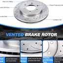 Front Brake Kits With Pads And Rotors Compatible With Ford F-150 2004-2008, For Lincoln Mark Lt 2006-2008 4.2l 4.6l 5.4l V6 V8 4wd 6-Lug