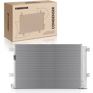A-Premium Air Conditioning A/C Condenser Compatible with Hino 145, 165, 185, 238 258, 258LP, 268, 308 338, FB1817, FA1517, 4.7L 5.3L 7.7L