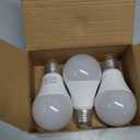 Neporal Full Spectrum Light Bulb 15W LED=100W, 5000K Flicker-Free Daylight, UV-Free & High CRI & Eye-Caring Natural Sunlight Light Bulbs for Humans, Home, Office, Plant  E26/E27, 30000H Lifespan,3PK