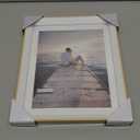 Malden International Designs 2384-80 White Beveled Edge, 8x10 with mat/ 9x11 Without The mat