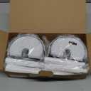 Toilet Plunger with Holder, 2 Pack Plungers for Bathroom Heavy Duty for 5.7-inch Toilet Drain, Toilet Plunger and Holder Combo for Bathroom Cleaning(White)