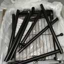 MISSLO Small Clothes Racks for Hanging Clothes Clothing Rack with Wheels 60" Metal Garment Rack with Shelves Portable Rolling Wardrobe Rack for Small Space, Black (Small 18.5")