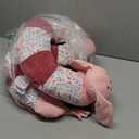 2-in-1 Tummy Time Mat & Seated Support Pillow with 5 Sensory Toys, Baby Floor Seat for Tummy Time & Early Sitting Support, Musical Stuffed Toys, Essentials Development Gifts for Newborn Babies