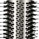 Round Hot Air Brush Attachment for Hot Air Styler Compatible with Shark FlexStyle (HD400 Series) Dual-Bristle Smoothing & Detangling, Faster Blow-Dry Oval Brush for Straight/Wavy/Curly/Coily Hair