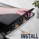 T-Shape Stove Gap Covers Stainless Steel, 2 Pack Stove Gap Filler Easy Retractable Length 13.8" to 27.5", Width 1.85" - ALMCALS Oven Gap Filler Stove Guards Range Trim Kit