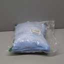 Travel Blanket, Airplane Blanket, Ultra-Soft, Warm & Lightweight, 65x40 in, Outdoor Blanket Essentials for Women, Men & Kids, Included Eye Mask, Luggage Sleeve & Backpack Clip Blue