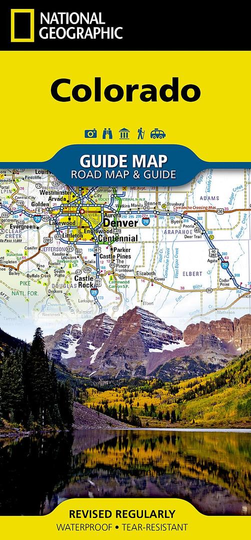 Colorado Map (National Geographic Guide Map)
