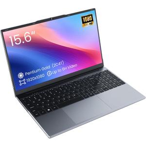 Phatom 15.6" FHD Laptop Computers, Compatible with Windows 11, Pentium Gold (Beats Pentium, Celeron), Cooling Fan, 4GB RAM, 128GB SSD, Up to 2TB, HDMI, for Business, Student