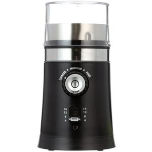 Electric Coffee Grinder, 14-Cup Capacity, Black, Stainless Steel Blades, Adjustable Grind Settings, One-Touch Operation, Hands-Free Grinding