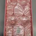 Vintage Art Deco Nick and Nora Coupe Glasses | Set of 3 | 5 oz Crystal Ribbed Cocktail Glassware for Drinking Classic Gin, Whiskey, Vodka Bar Drinks | Retro Long Stemmed Barware Goblets