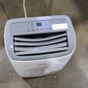 BLACK+DECKER Portable Air Conditioner, 8,000 BTU (3,950 BTU SACC) for Rooms up to 400 Sq. Ft., Portable AC with Follow Me Remote Control and Window Kit, BPACT08WT, White