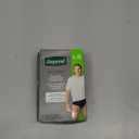 Depend Washable Adult Incontinence Underwear for Men, Reusable, Light Absorbency, Large, Black, 1 Count