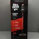 Dirt Devil Self-Standing Cordless Stick Vacuum Cleaner with Included Tools, for Carpet and Hard Floors, Lightweight Design, Powerful Suction, LED Headlights, BD57000V, Black