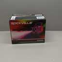 Rockville R1200L Fog/Smoke Machine w LED Lights/Strobe, 7 Channel DMX+2 Remotes, Black