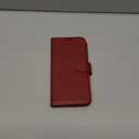 TUCCH Case Wallet for iPhone 17 (6.3") 2025, Stand | RFID Blocking | 4 Card Holders | TPU Shockproof Inner Shell | PU Leather | Magnetic Closure Folio Protective Cover | Dark Red