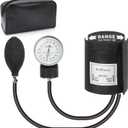 LotFancy Pediatric Blood Pressure Cuff Manual, Child Professional BP Cuff 7.2"-10.5", Children Aneroid Sphygmomanometer Small Cuff with Portable Carring Case and Zero Calibration (Black)