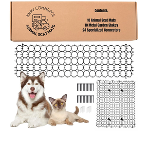 10 Pk: Scat Mats, Cat Deterrent Mat, Keep Dogs Off Furniture, Scat Mat for Cats, Scat Mats for Dogs, Keep Cats Off Counter Tops, Scat Mat, Animal Deterrent Mat, Keep Dogs Off Couch, Dog Deterrent Mats