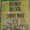 Please Do Not Block Driveway or Gate Access Thank You | 12" X 18" Heavy-Gauge Aluminum Rust Proof Parking Sign | Protect Your Business & Municipality | Made in The USA