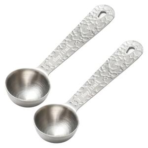 LEIFENY 2PCS 1 tbsp(3tsp, 15ml) Single Measuring Spoon, Stainless Steel Embossed Measure Scoop Only, Individual Spoon for Cooking and Baking