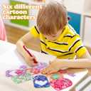 2 x KNFINNDUU Valentine's Day Cards for Kids with Keychains, 30 Packs Valentine Exchange Gift Cards with 30 Adorable Keychain Toys for Classroom School Party Favors, Valentine Gifts for Boys and Girls