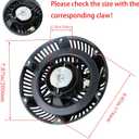 Recoil Starter 797747 Pull Start Assembly Compatible with Briggs and Stratton 396cc 420cc for Generator Craftsman 5000W-8000W 13.5hp Parts# CMXGGAS030731/CMXGGAS030732