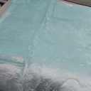 SWEMSTAR Bathroom Rugs Thick Memory Foam Bath Mat - Non-Slip, Quick Dry, Absorbent Washable Floor Microfiber Mat for Shower, Tub, Home Decor Accessories - 17"x24" (1 Ice Blue)