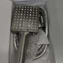 Filtered Shower Head - 6 Modes High Pressure Handheld Shower Head with Filter Mineral Beads, Detachable Handheld Showerhead Set with Stainless Steel Hose and Shower Arm Bracket (Brushed Nickel)