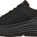 Skechers Women's Slip Resistant Max Cushioning Engineered Mesh Lace Up Food Service Shoe, BLK, 9.5