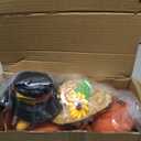 Stuffed Turkey Thanksgiving Table Decor Turkey Couple Doll Thanksgiving Decorations Outdoor Handmade Tabletop Decor Kit for Home Fireplace