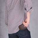 Timberland Men's Genuine Leather Passcase Security RFID Wallet (Dark Brown)