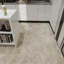 Marble Pattern 24"x 24" Peel and Stick Floor Tiles (Large Format), Light Beige 12 Tiles/Pack - Covers 48 Sq Ft, Scratch-Resistant & Waterproof Floor Tiles Planks for Bathroom Kitchen