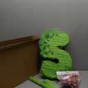 Poen 16 Inch Dinosaur Piata Number 1 2 3 4 5 6 7 8 9 for Kids Birthday Party Cute Dino Piata with Blindfold Stick and Confetti for Boys Girls Dinosaur Birthday Animal Theme Baby Shower Decor(5)