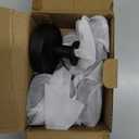 Suction Cup Hooks for Shower No-Drill Bathroom Hooks for Towels, Robes, Loofah Mountable on Bathroom Walls, Kitchen, Glass, Mirrors, Tile and Smooth, Non-Porous Surfaces (4, Matte Black)