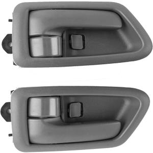 2PCS Interior Inside Door Handle Front Rear Left Driver & Right Passenger Side for Toyota Camry 1997 1998 1999 2000 2001 Replace OE# 91002 91006 91003 91007