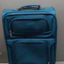 U.S. Traveler Rio Lightweight Softside Rolling Carry-on Suitcase, 4-Wheel Set, Teal