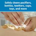 Dr. Brown's Bottle and Pacifier Healthy Wipes, Safely Clean Bottles, Baby Items, and Feeding Essentials, Hypoallergenic, 40 count, 3-Pack (Packaging May Vary)