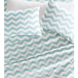 Linen Market Double-Brushed Patterned Microfiber King Sheet Set 4 Piece  Oeko-TEX Certified Ultra Soft & Wrinkle-Free - 16" Deep Pocket Sheets - Easy Care King Size - Arrow Turquoise