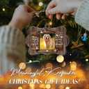 2 x Personalized Dog Memorial Ornament  Pet Loss Christmas Ornament, Custom Pet Remembrance Keepsake, Sympathy Gift for Loss of Dog, Forever in My Heart Ornament