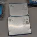 Treela 24 Packs Outdoor Fence Lights Solar Powered Deck Lights Waterproof Backyard Lighting Stainless Steel Lamp Stairs Fence Light Security Wall Lamps For Step Walkway Patio Garden Pathway (White)