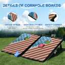 2x3 Cornhole Boards Set, Cornhole Outdoor Game Set - Corn Hole Toss Boards Set with 8 Cornhole Bags and 2 Cornhole Boards, Cornhole Sets for Adults Lawn Outside Backyard Games
